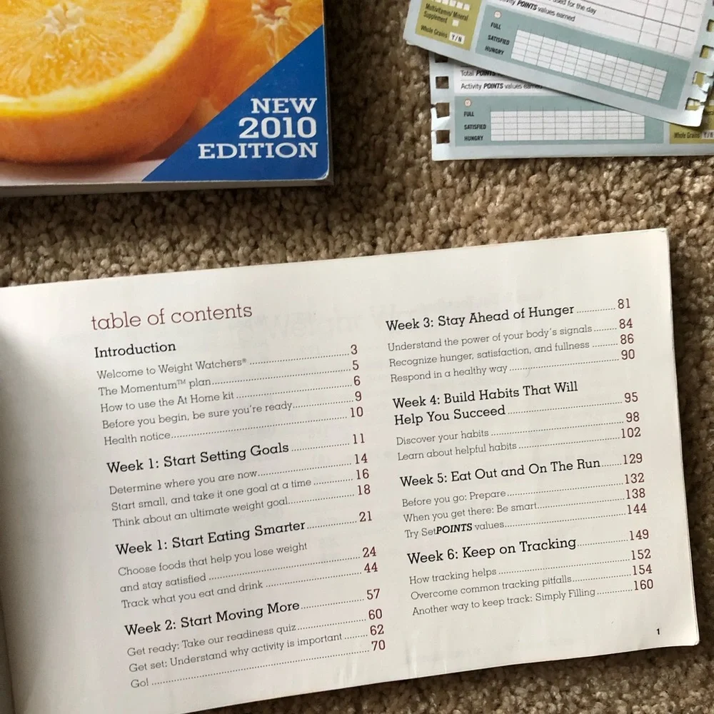 Weight Watchers Bundle kit 2010 calculator dining out used READ